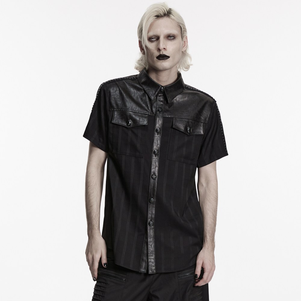 Punk Rave - The Office Antagonist Overhemd - Zwart